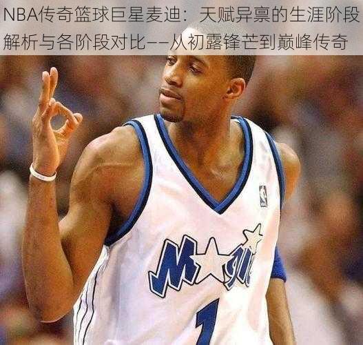 NBA传奇篮球巨星麦迪：天赋异禀的生涯阶段解析与各阶段对比——从初露锋芒到巅峰传奇